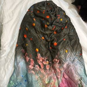 Colorful backless mini dress